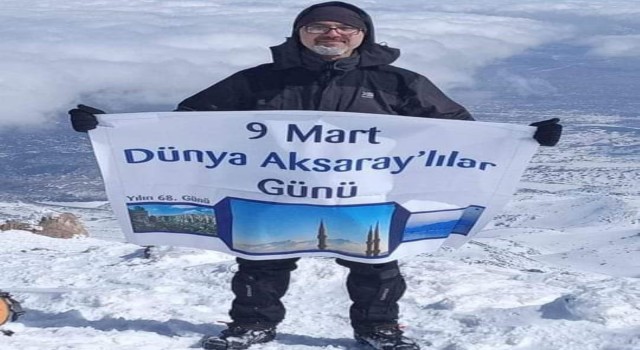 Aksaray’ın Tanıtımı İçin Hasandağı’na Tırmandılar