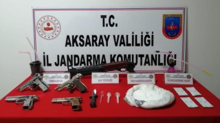 Jandarmadan Kaçak Silah ve Uyuşturucu Operasyonu