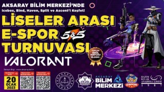 E-Spor Turnuvası Aksaray Bilim Merkezinde Başlıyor